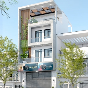 Thiết Kế Nhà Phố Anh Phong - Q. Tân Bình