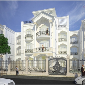 MẪU BIỆT THỰ TÂN CỔ ĐIỂN